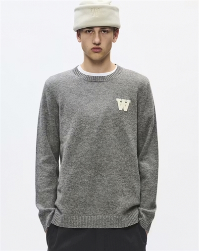 Wood Wood - WWTay Strik - Light Grey Melange